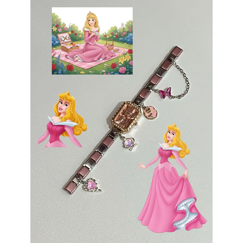 Italian charm watch series princess
