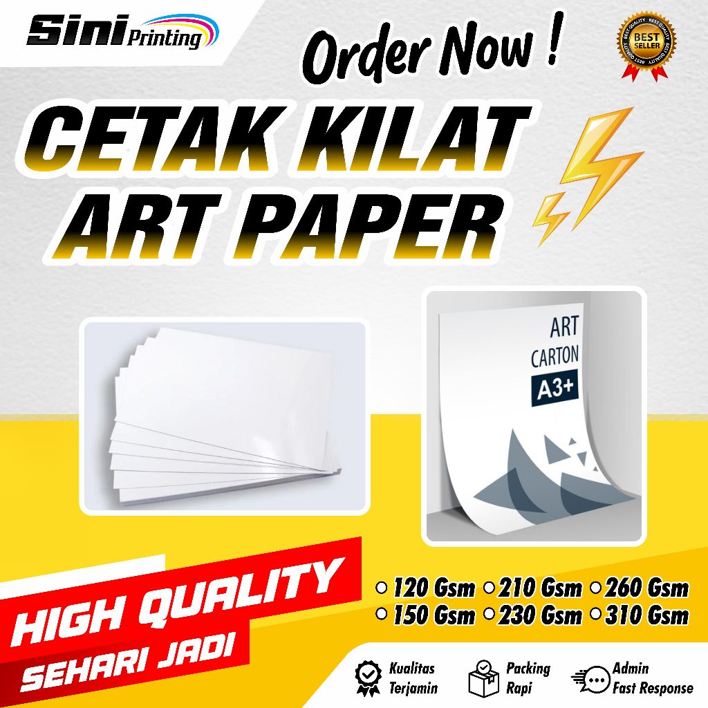 Cetak Art Paper 310g A3+