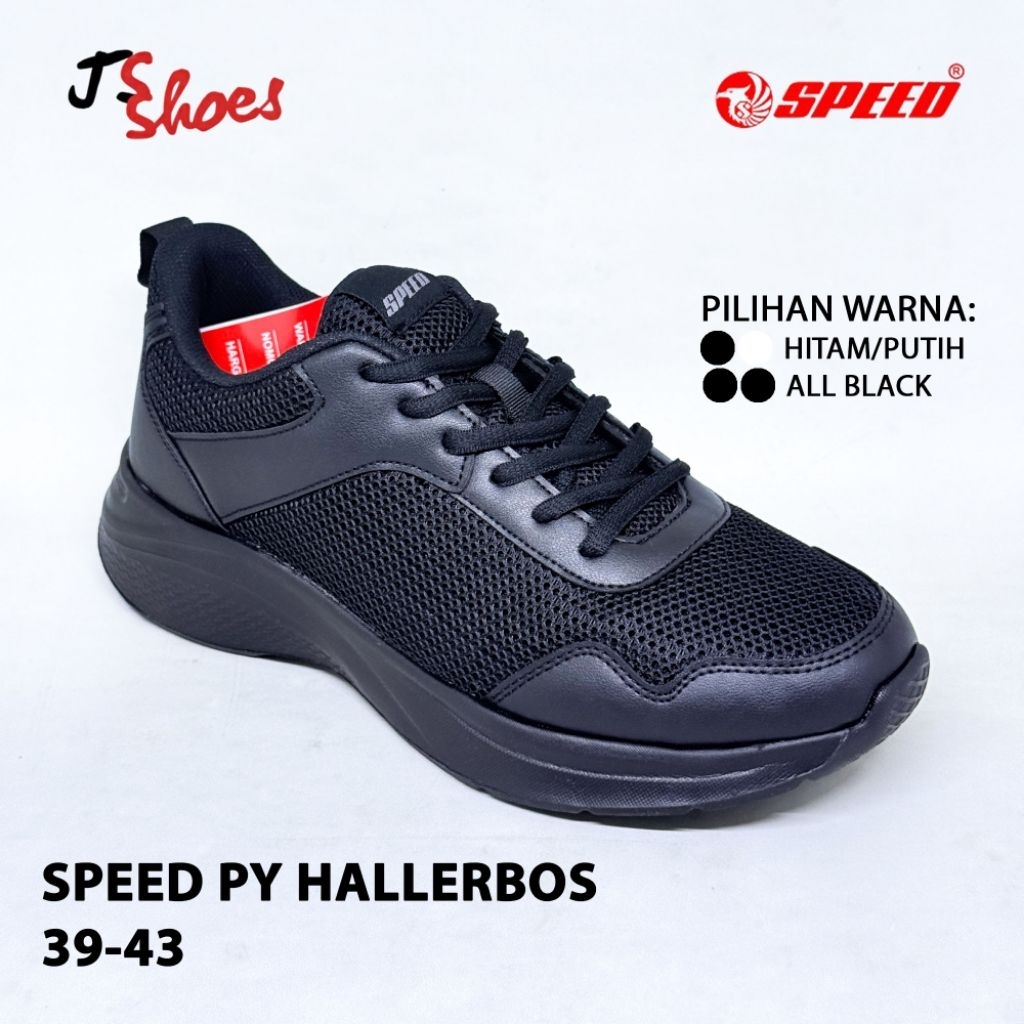SPEED PY HALLERBOS - SEPATU SNEAKERS SEPATU SEKOLAH ANAK DEWASA TALI MERK SPEED ORIGINAL