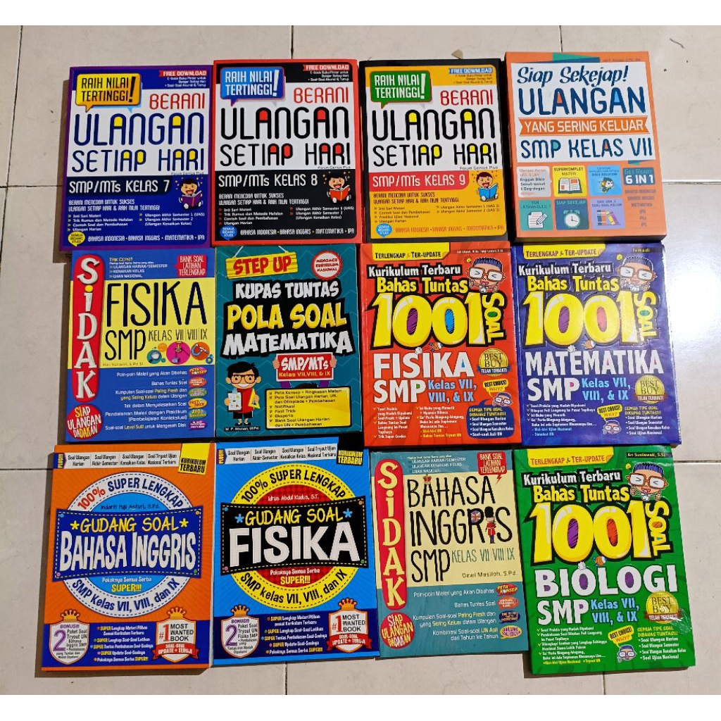 ( OBRAL ) BUKU LATIHAN SOAL SMP // SOAL - SOAL SMP // PENDIDIKAN SMA // MATEMATIKA // BAHASA INDONES