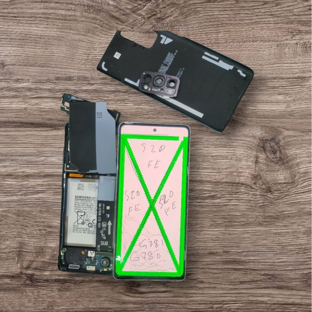 LCD set Frame Samsung S20 FE, SM G780 Original Copotan