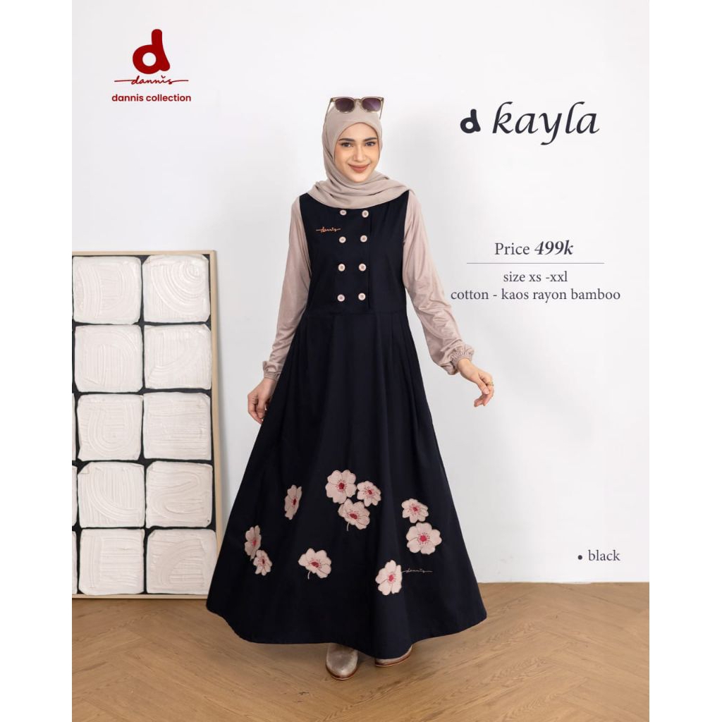 gamis wanita dewasa by dannis collection/gamis dannis d'Kayla terbaru/dannis collection