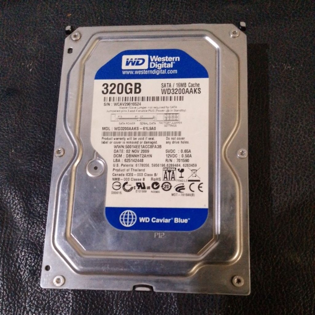 HARDISK BEKAS  COPOTAN 320GB