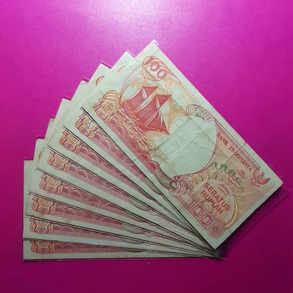 Uang kuno 100 rupiah pinisi 1992