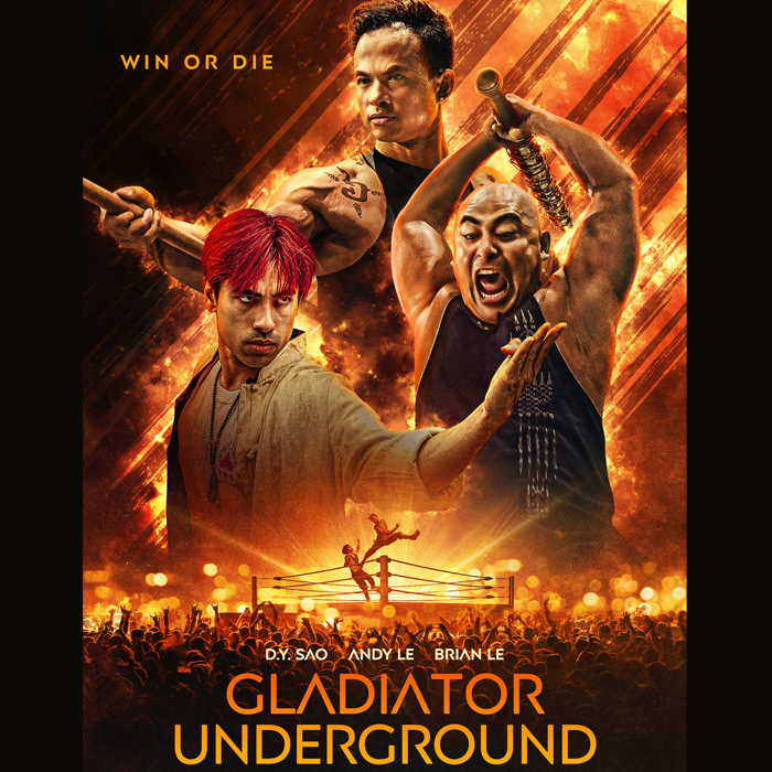 kaset DVD film barat Gladiator Underground (2025)