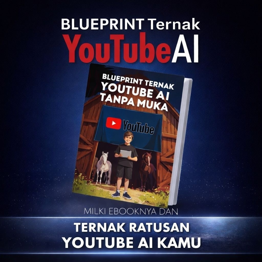 Blue Print Ternak Youtube AI DIGITAL MARKETING TOKO ONLINE INTERNET PELUANG USAHA TOOL BISNIS BONUS-