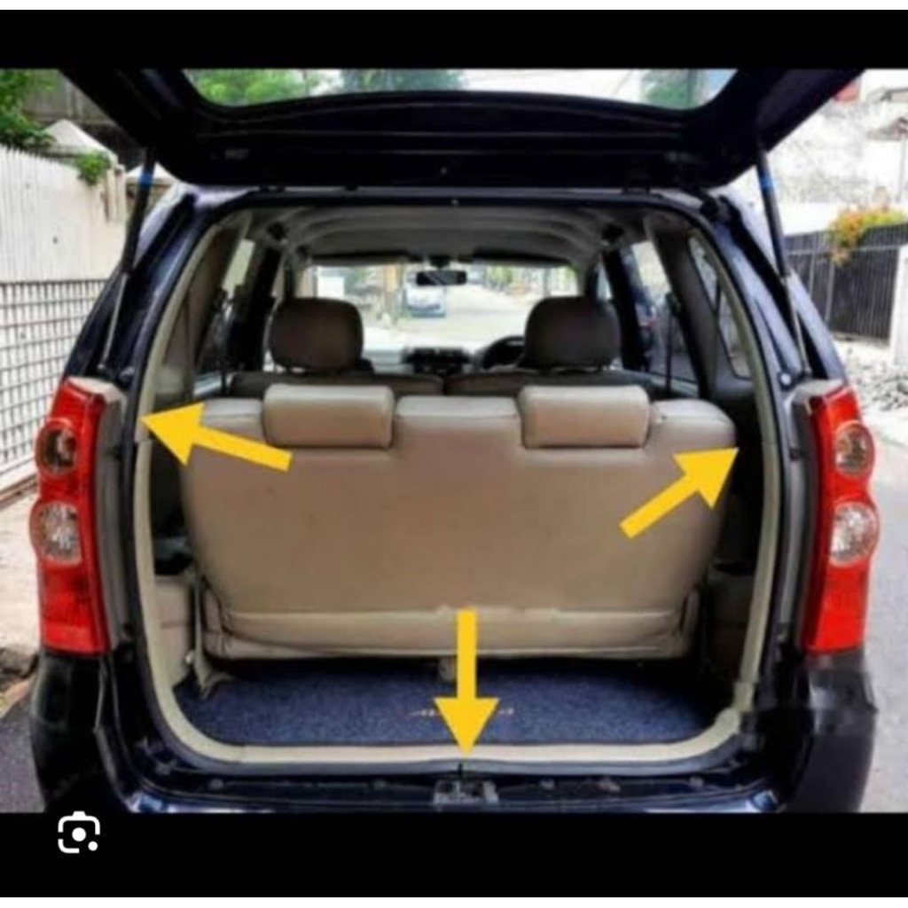 karet peredam pintu bagasi mobil Avanza