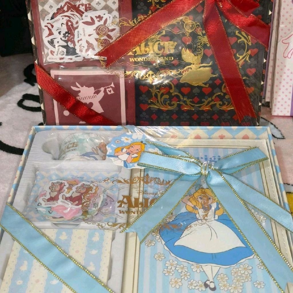 oh some x Disney Alice in Wonderland notebook buku jurnal