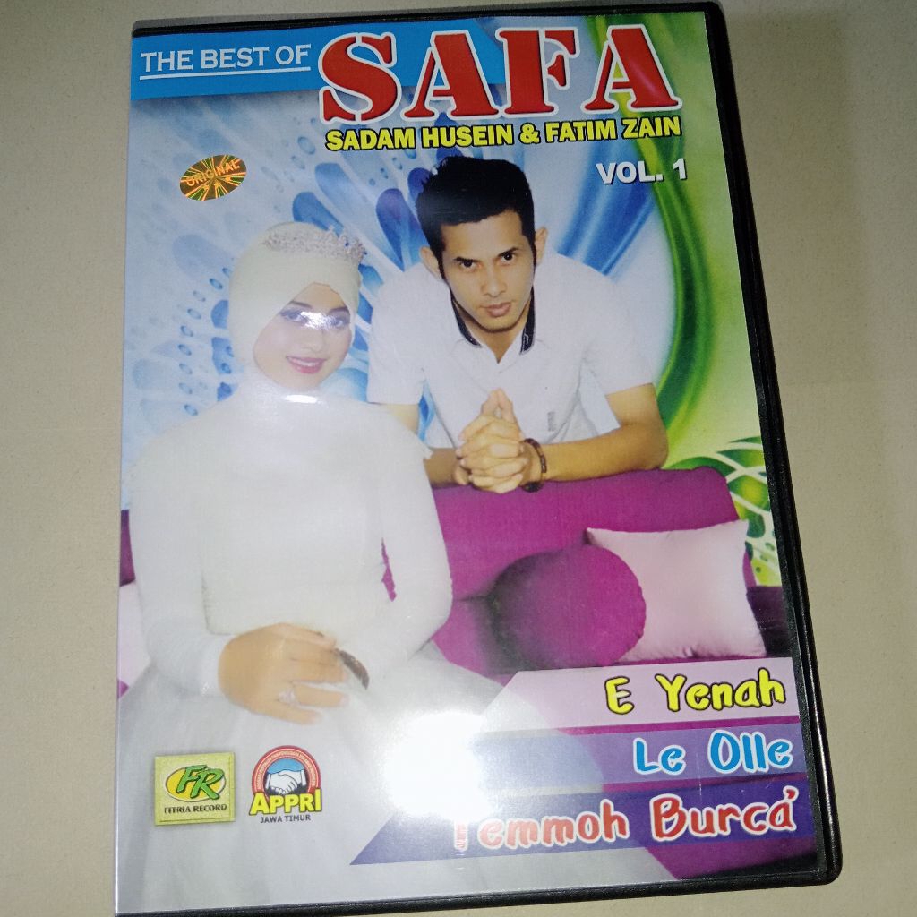 VCD Madura SAFA Saddam Husein Fatim Zain Vol 1 (kemasan BOX)