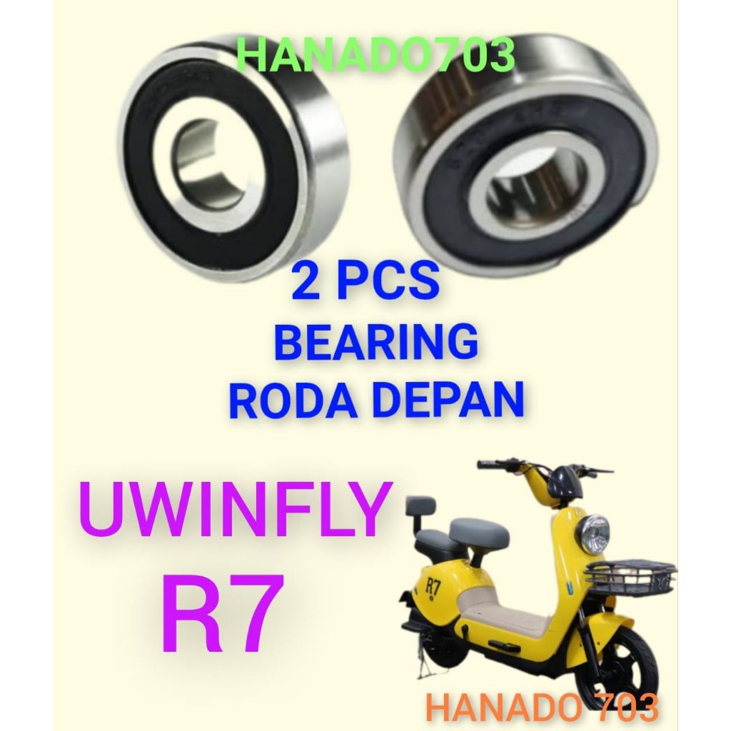 bearing roda depan sepeda listrik uwinfly R7 laker klahar roda depan sepeda listrik uwinfly r7