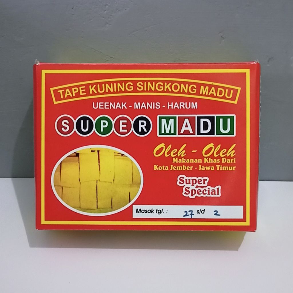 Tape Singkong Super Madu 600gr Khas Jember Murah
