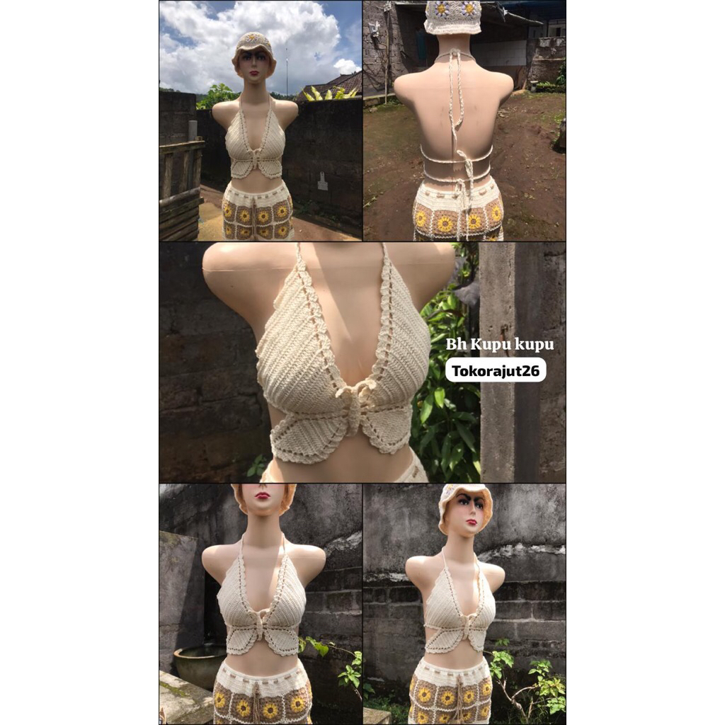 BH RAJUT KUPU KUPU BH BALI BH PANTAI