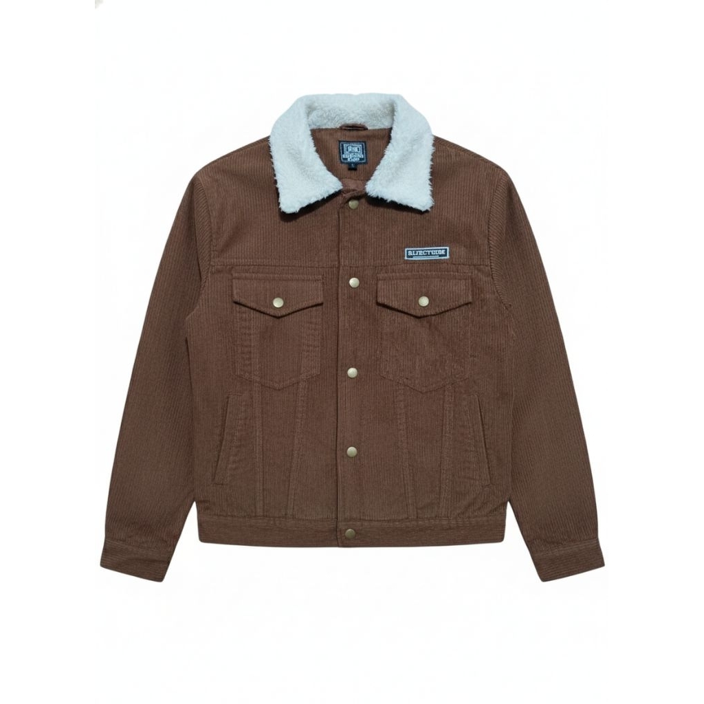 Jaket Trucker Corduroy sherpa outer pria