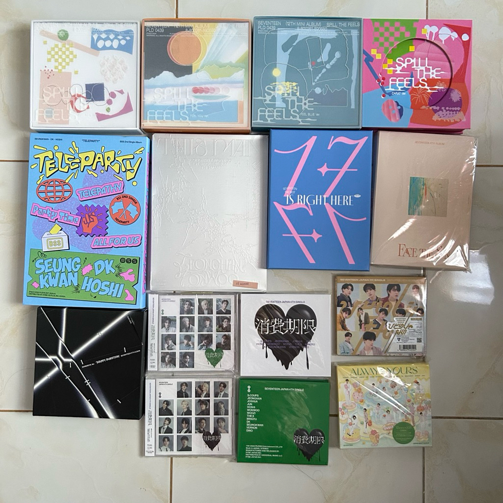 album only seventeen happy burstday spill the feels teleparty this man always yours hitorijanai shoh