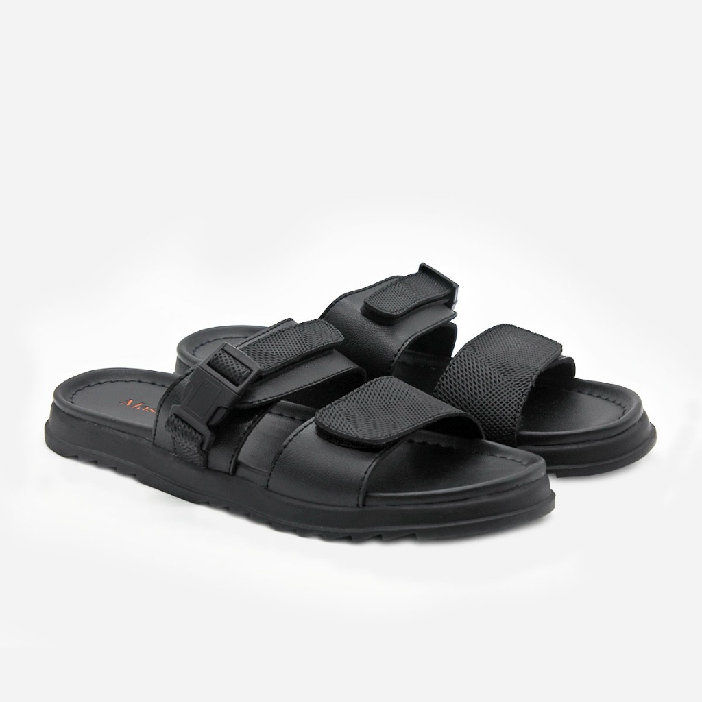 Mascotte LAVIN | Sandal Pria 735.029 [ Black ]