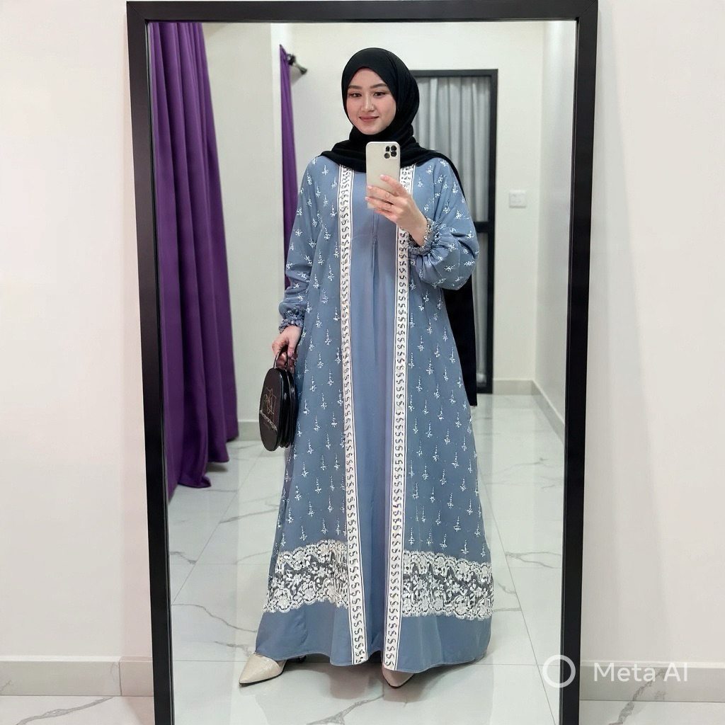 KAFIA KAFTAN LONGDRESS LOWO GAMIS LOWO KAFTAN JUMBO KAFTAN DIVA LD 150cm