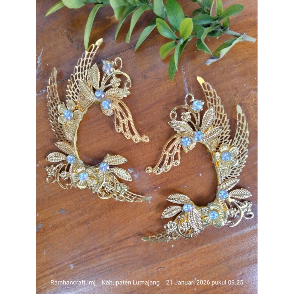 (#st 255) hiasan telinga / sumping telinga sepasang