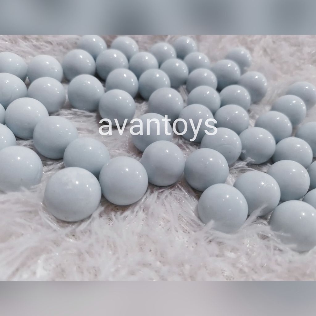 50 PCS GUNDU KELERENG MARMER PUTIH