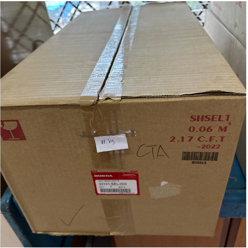 Honda Genuine 33101-SEL-003 Head lamp RH Honda City GD8 IDSI, City GD8 VTEC