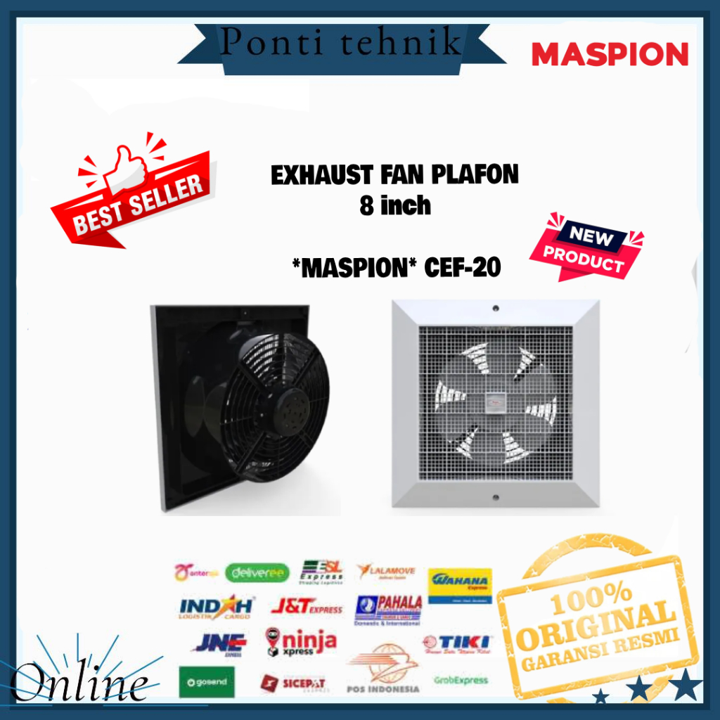 EXHAUST FAN PLAFON *MASPION* CEF-20 8 inch