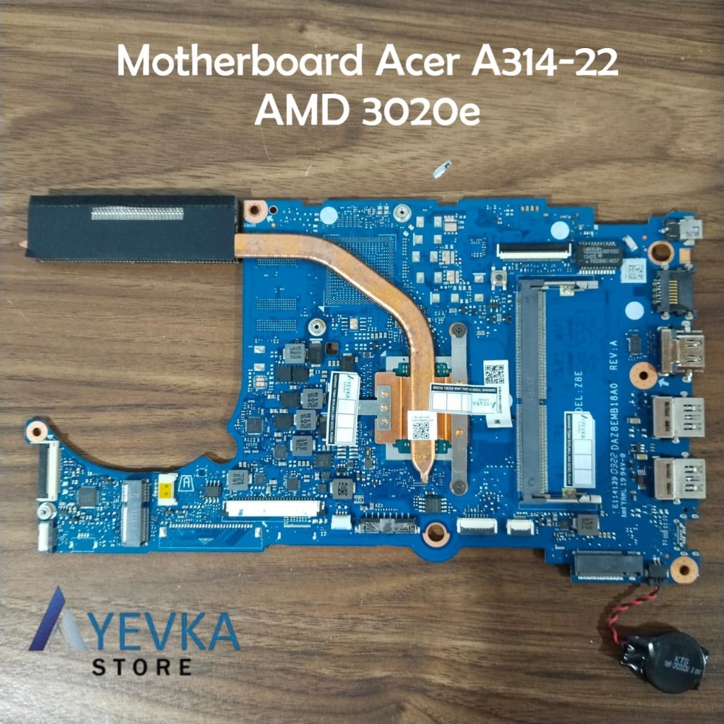 Motherboard ACER A314-22 AMD Athlon Kode Z8E Normal Tested Seken Original [ mainboard mobo mesin mai
