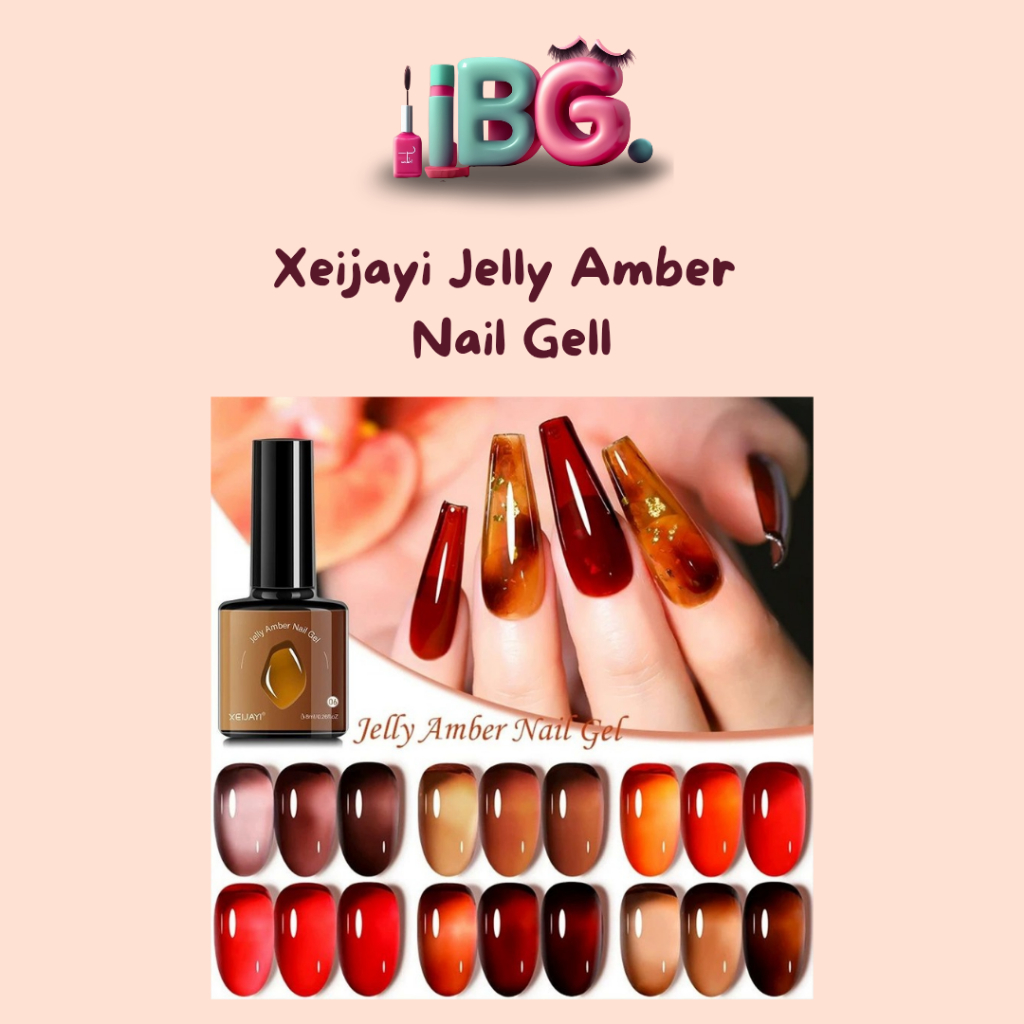 Xeijayi Jelly Amber Nail Art Gel Nail Art Jelly Brown Xeijayi Nail Art Jelly Coklat Xeijayi