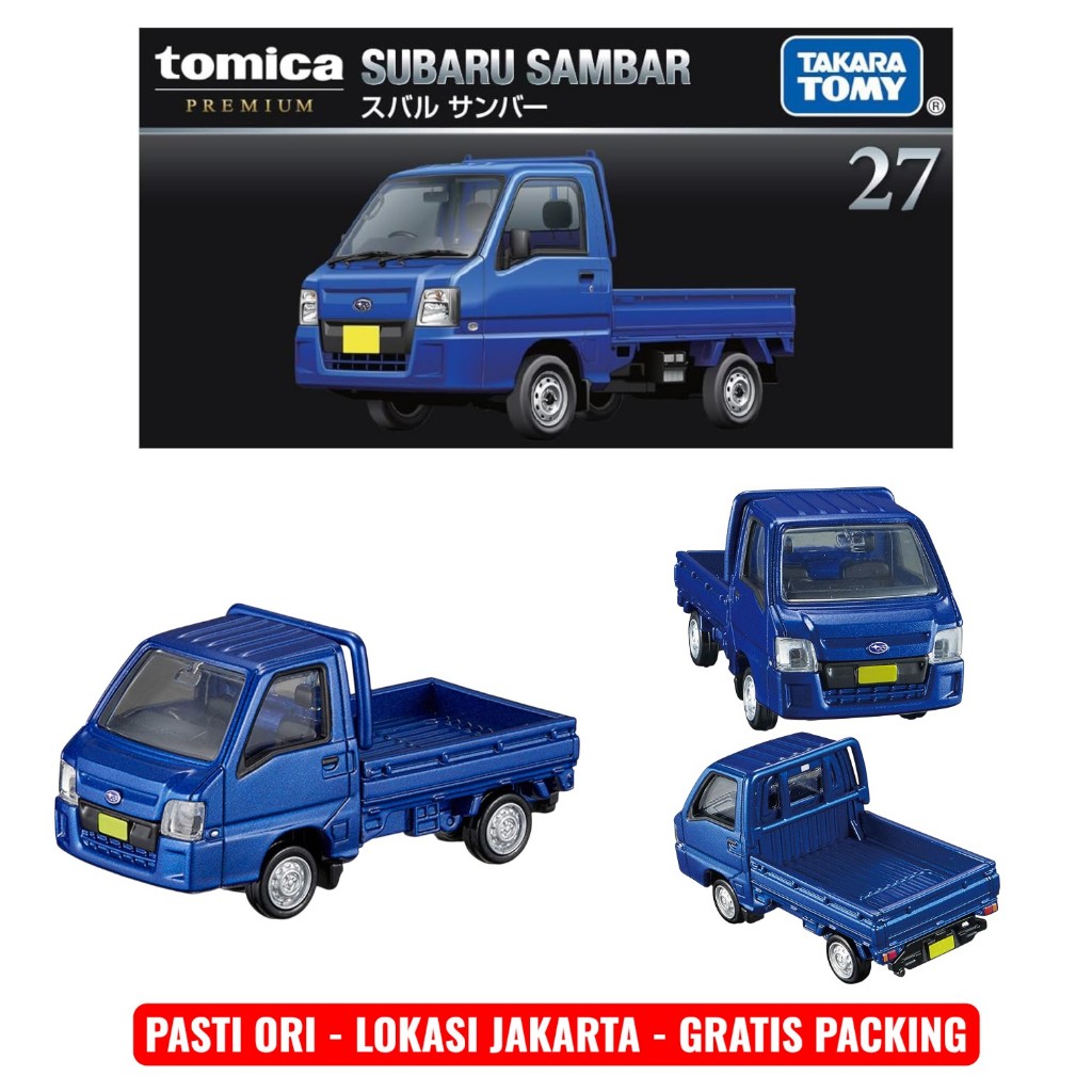 Tomica Premium 27 Subaru Sambar 6th Gen Blue