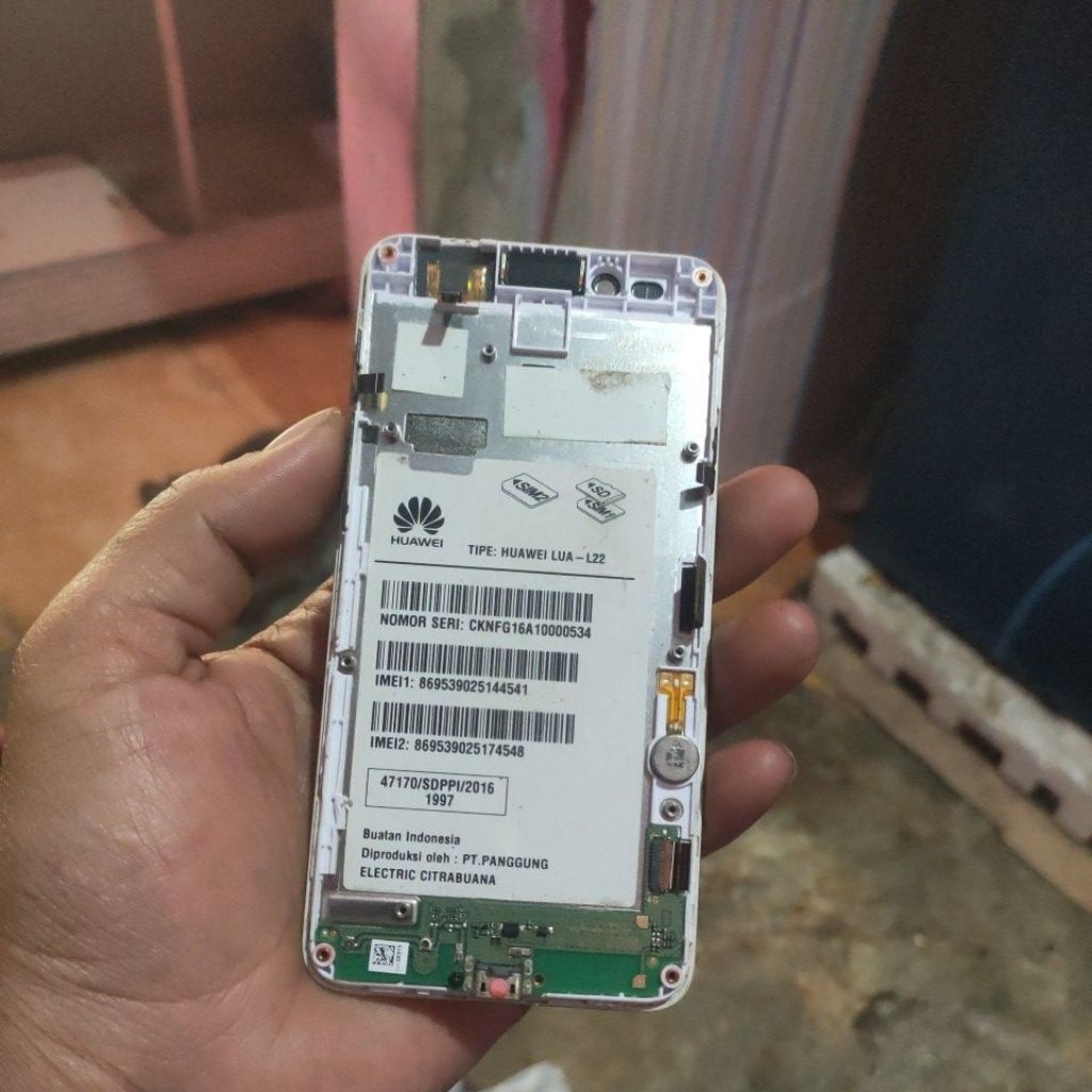 lcd Huawei lua L22 ori copotan normal
