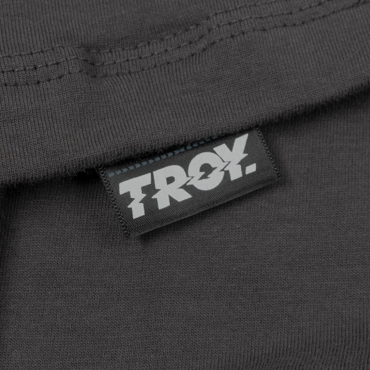 Troy Company T-shirt Dark Grey Plague Doctor - Kaos Lengan Pendek Kaos Abu Gelap MTD 2889