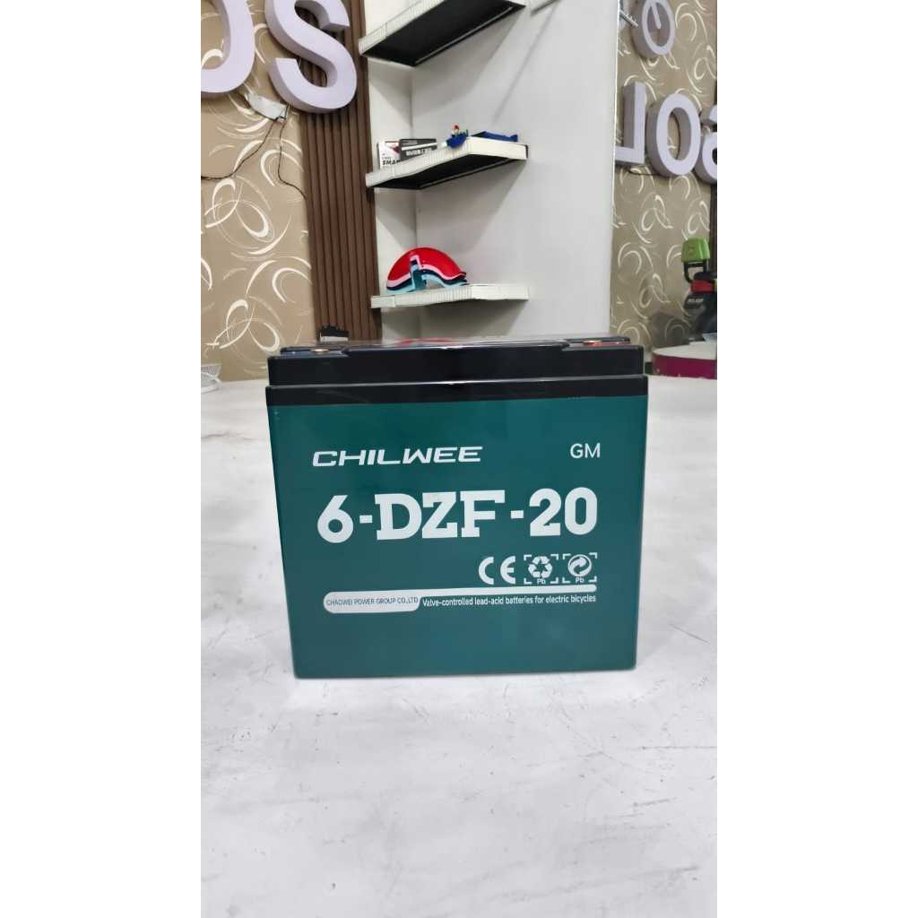 AKI SEPEDA LISTRIK- AKI CHILWEE 72V-20AH (6 PCS)