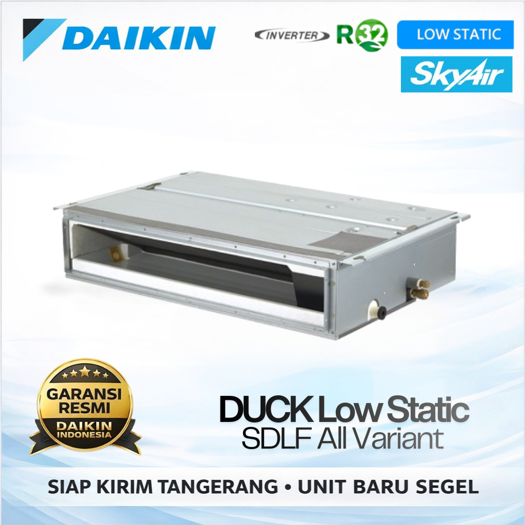 AC Daikin Duct Low Static SDLF Series / ducting Daikin / AC Central