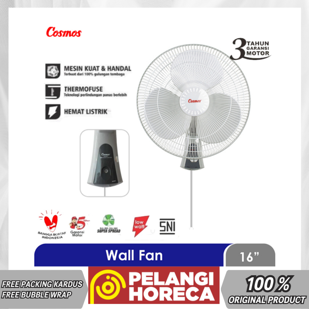 Kipas Angin Dinding Cosmos 16 WFC l Kipas 16 inch