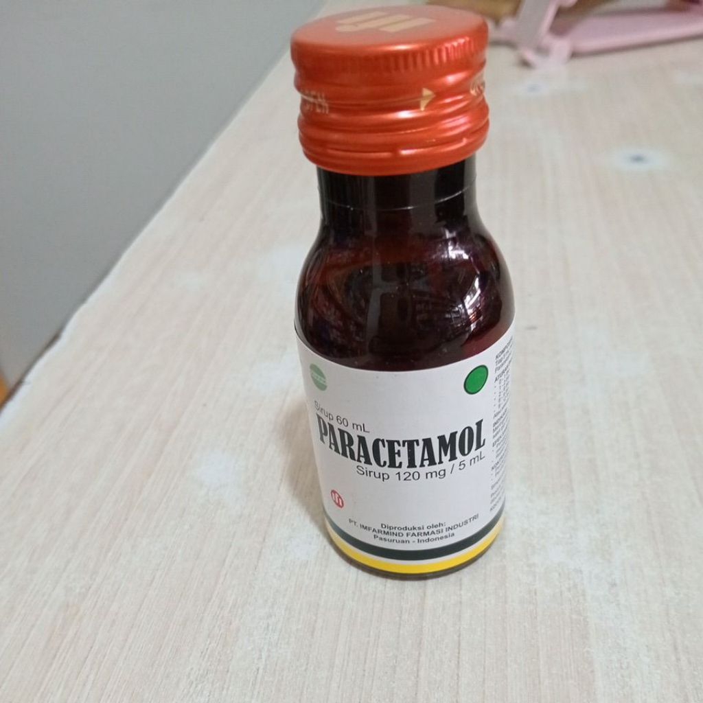 Paracetamol sirup 120 mg/5 ml