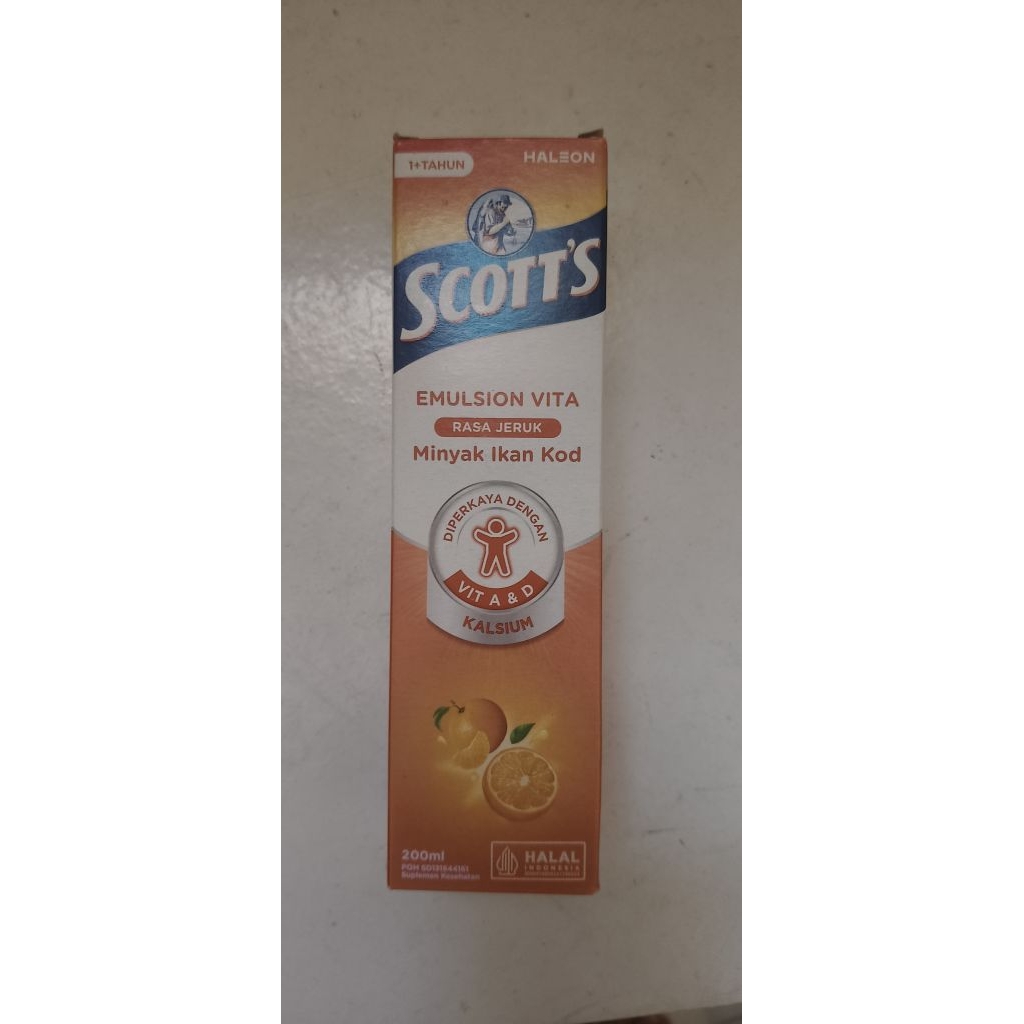 scott's emulsion, multivitamin anak, suplemen anak,