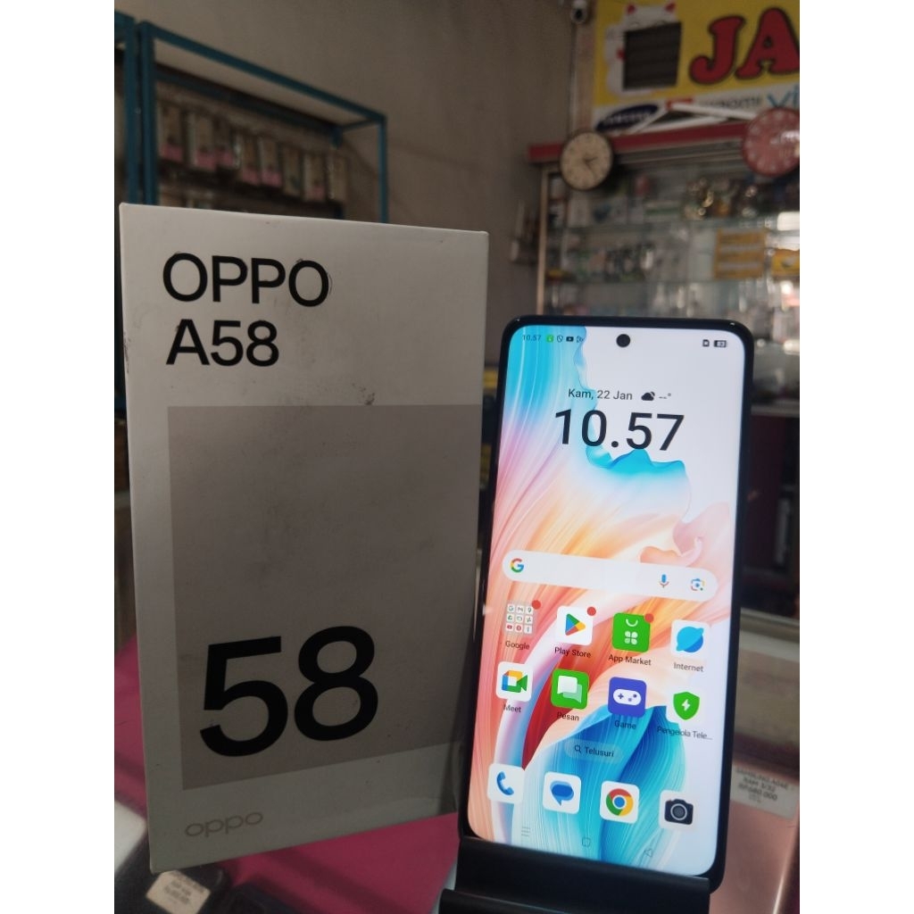 HP SECOND MURAH BERGARANSI OPPO A58 RAM 6/128