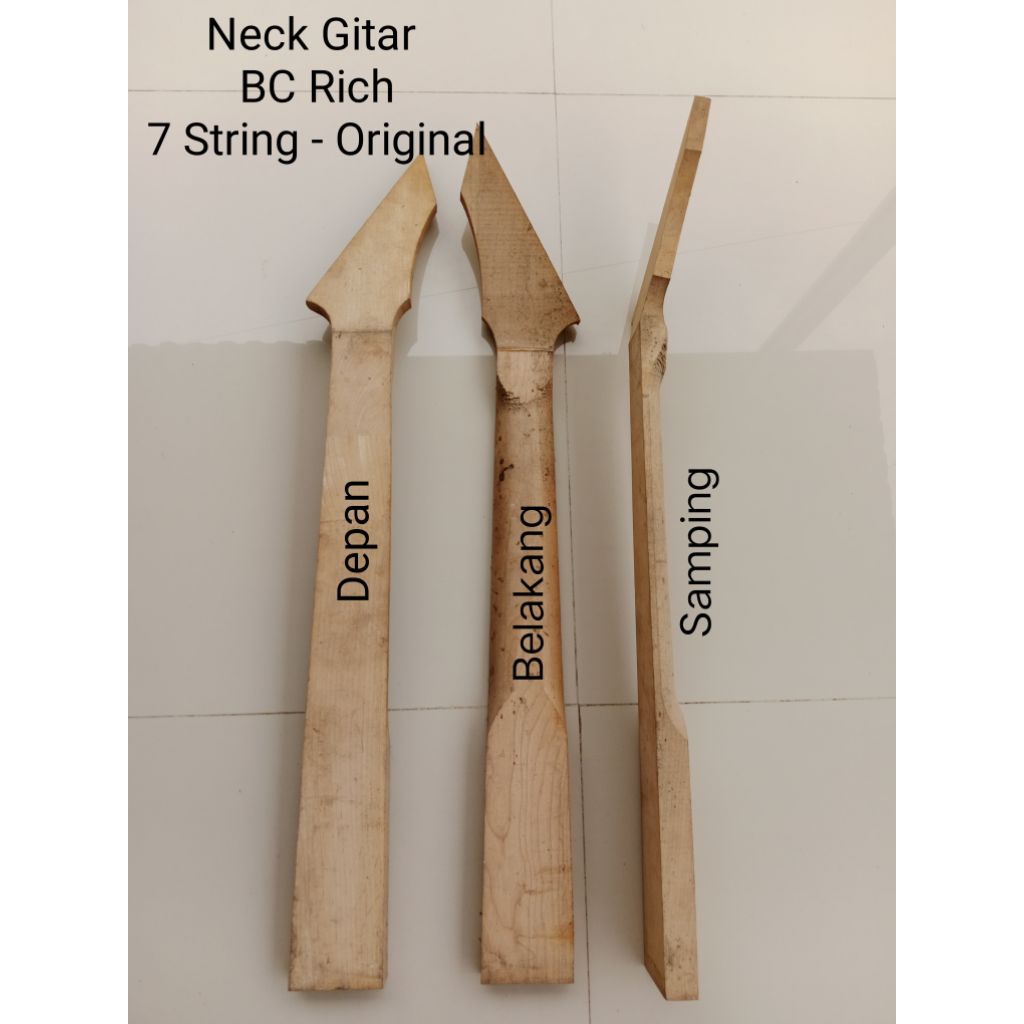 Neck Gitar BC Rich 7 String Original