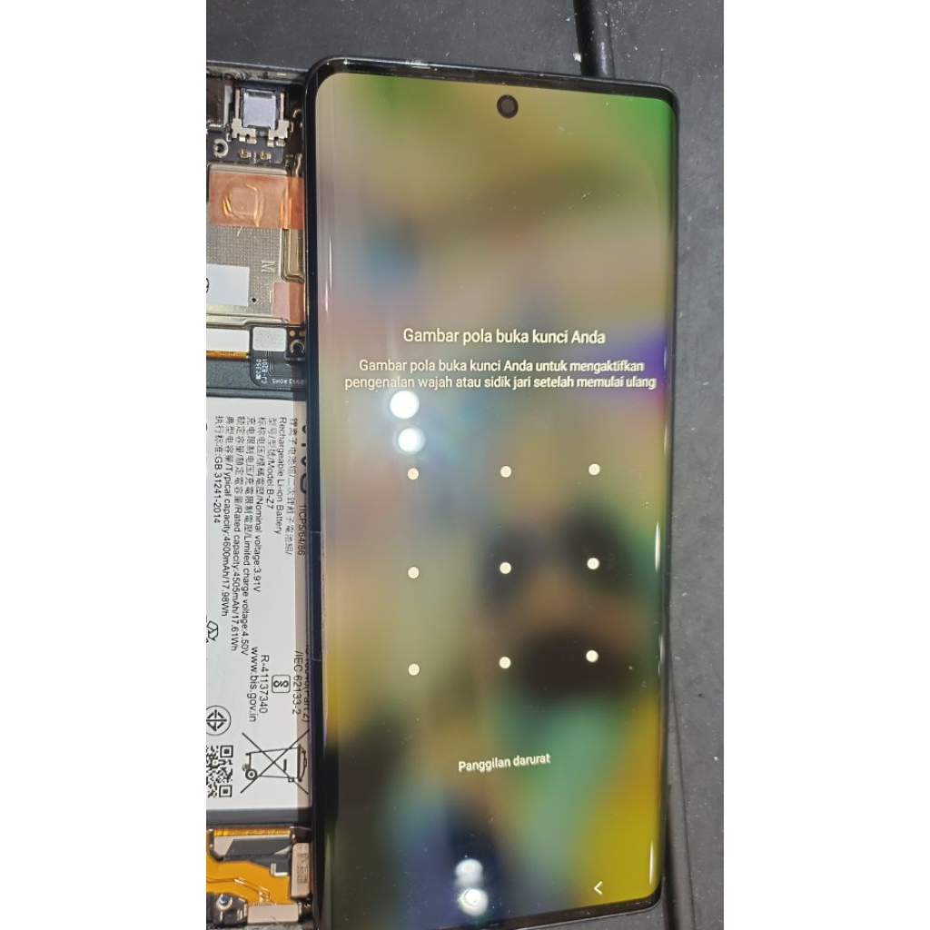 LCD COPOTAN VIVO V29 5G ORIGINAL NORMAL PLUS FRAME HITAM