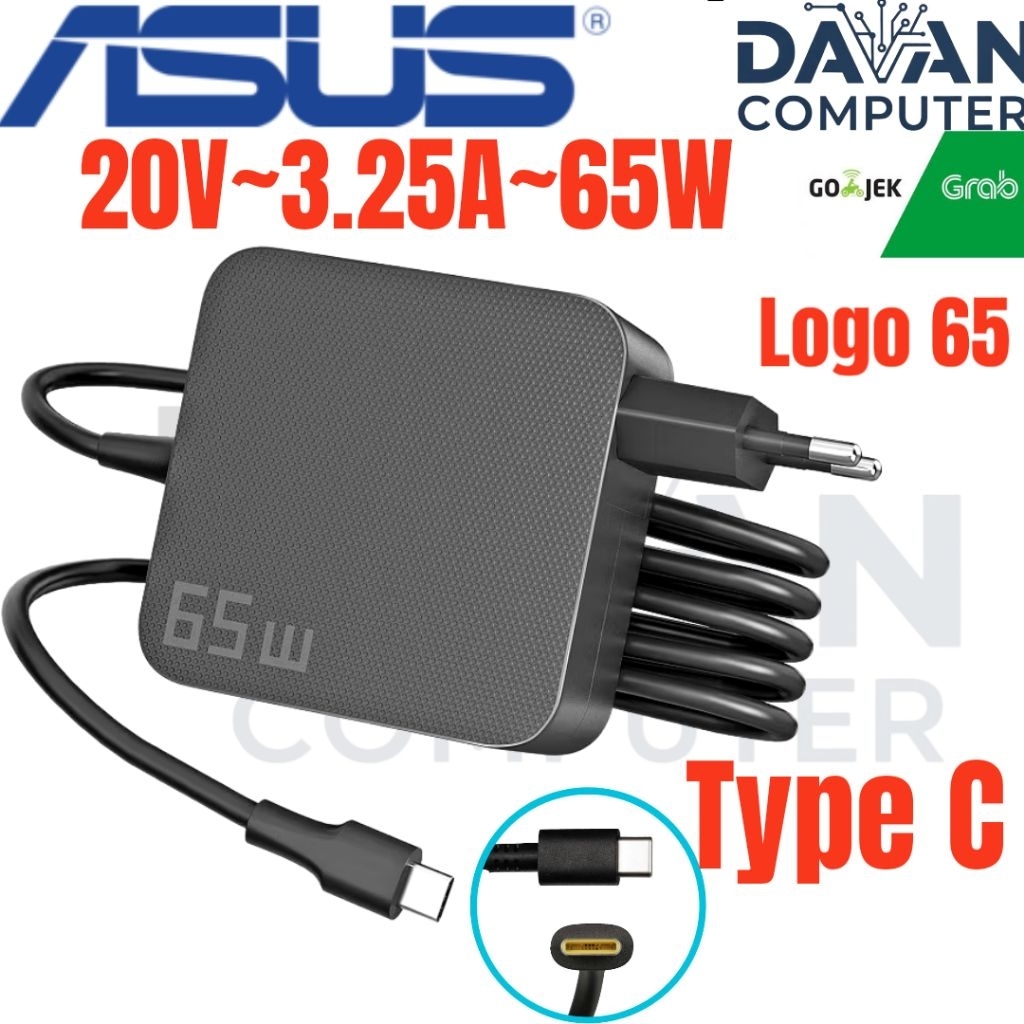 Adaptor charger Asus CM3000DVA-DS44T-S Chromebook Flip C436FA-DS388T C436FA-DS599T C434TA-DSM4T C434