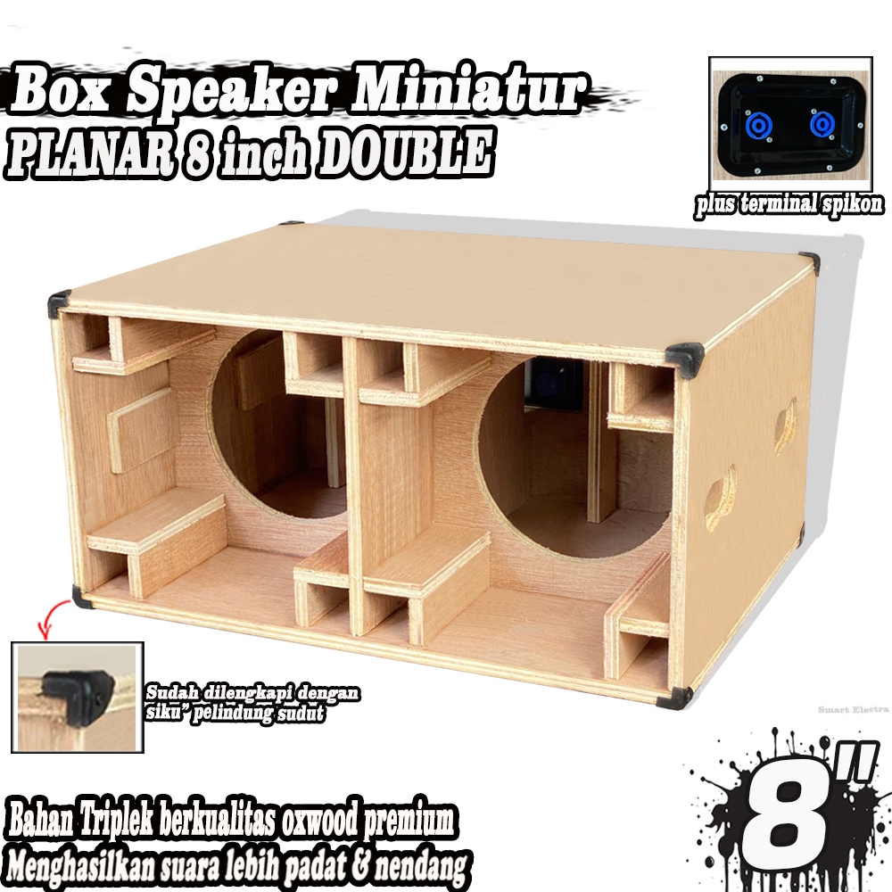 Box Speaker Miniatur Planar 8 INCH