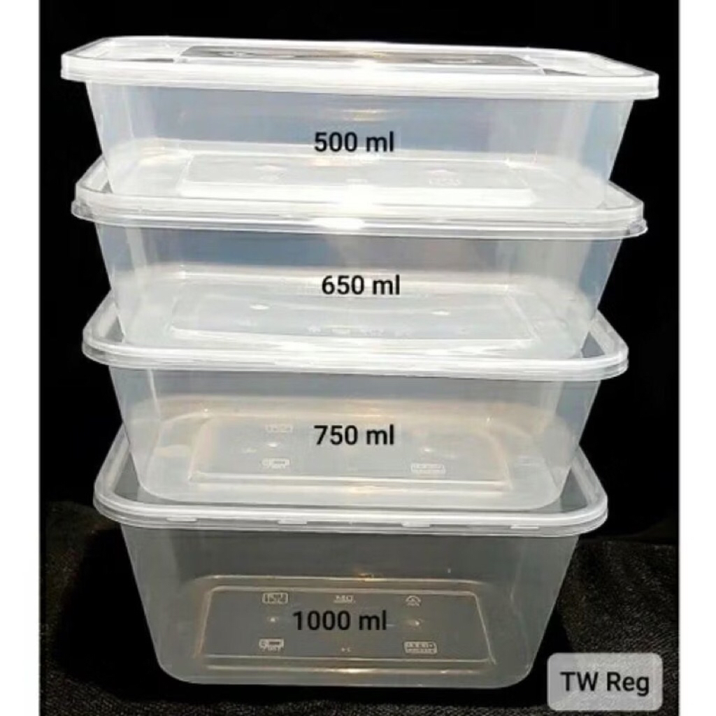 THINWALL FOOD CONTAINER PLASTIK BOX MAKANAN PRELOVED
