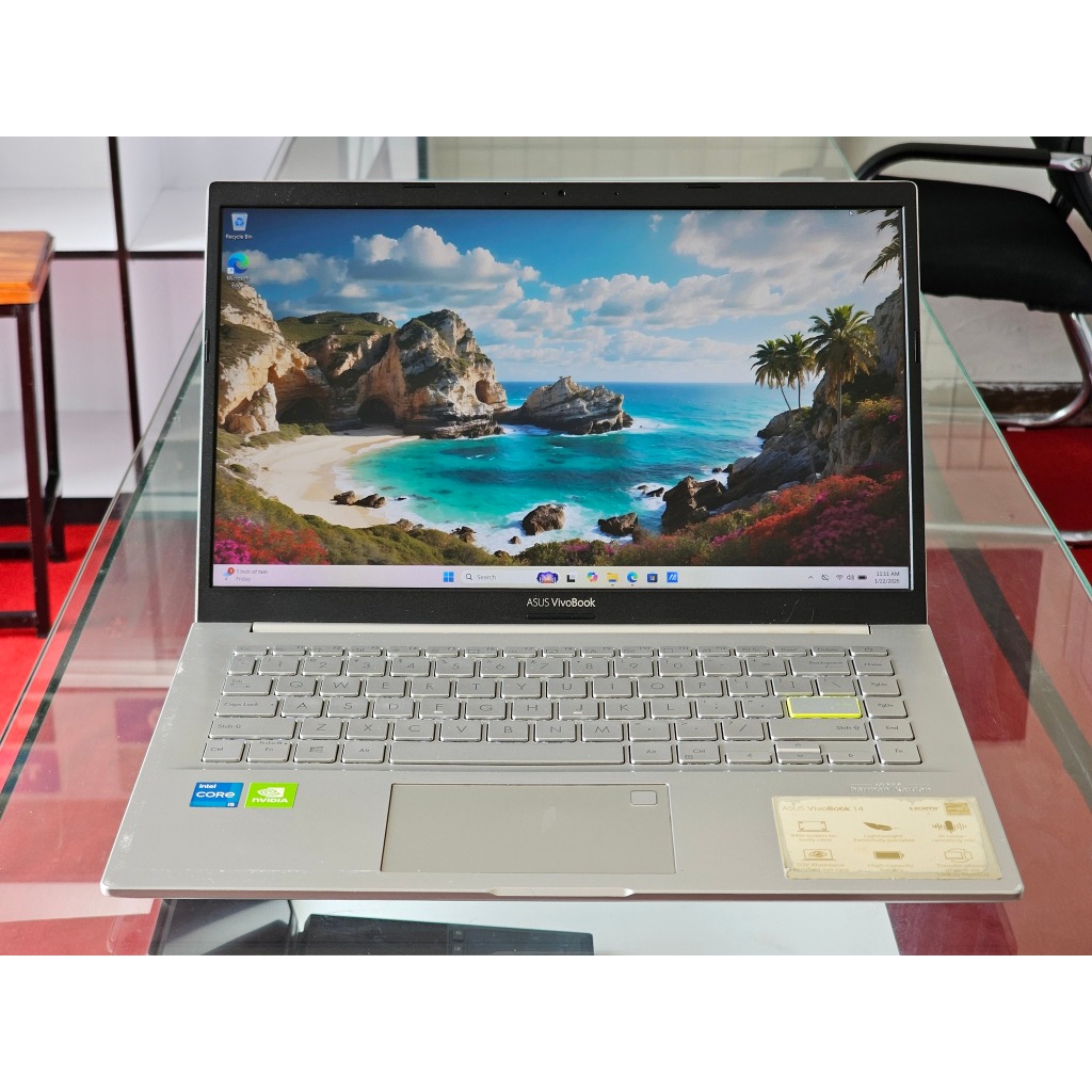 ASUS Vivobook K413EQ intel Core i5 Gen 11 Ram 8 GB SSD 512 GB Nvidia MX 350 Slim Editing dan Desain 