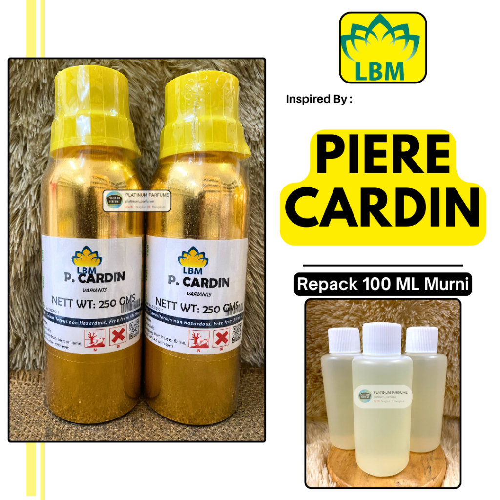 Bibit Parfum PIERE CARDIN Murni 100 ML Berkualitas LBM Fragrance| PERFUME | PARFUM PIERE CARDIN/PARF