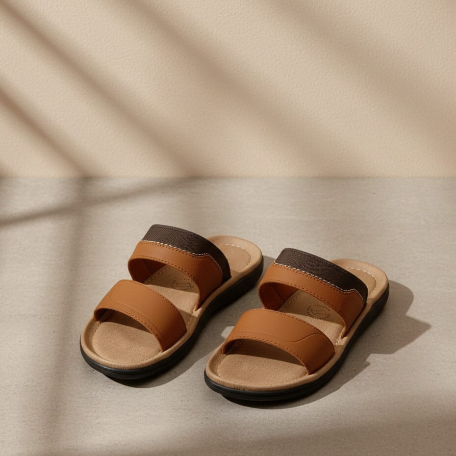 (HARGA SPECIAL AKHIR TAHUN ) BATA Salvador Ban 2 Sandal Selop Pria Wanita Kulit Baru Dua Warna Ukura