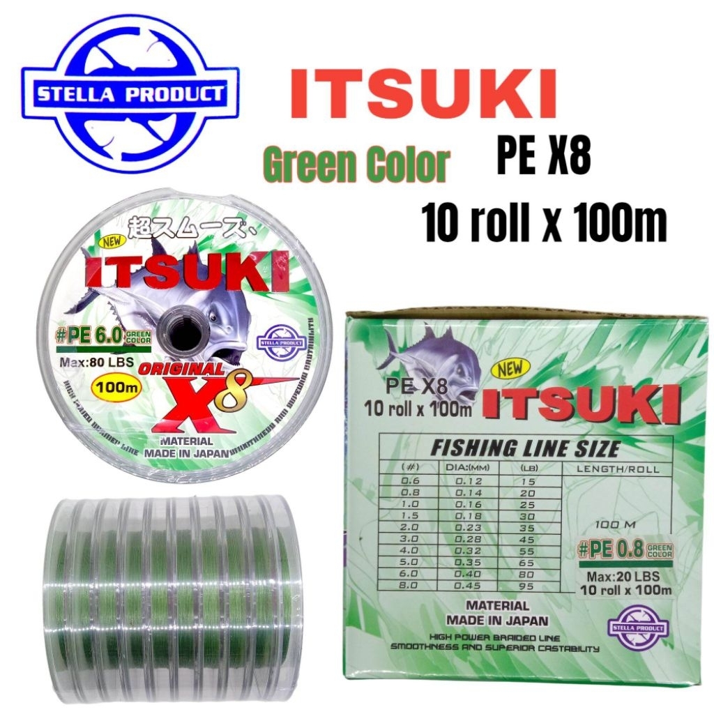 Senar Pe Itsuki X8 100M