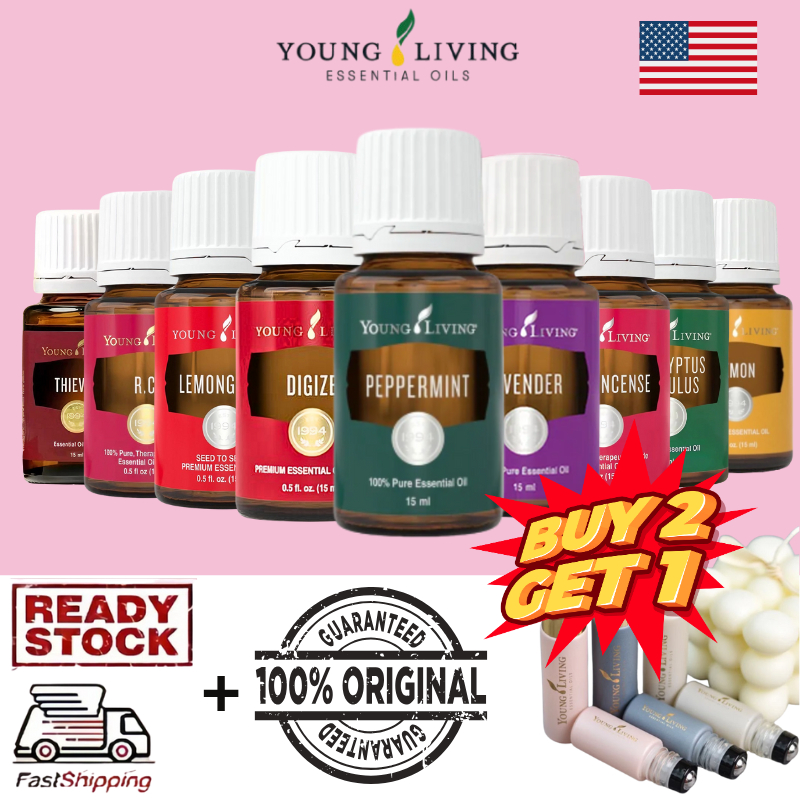 EXP 2028 | YL Minyak esensial 15ml Peppermint Lavender lemon essential oil