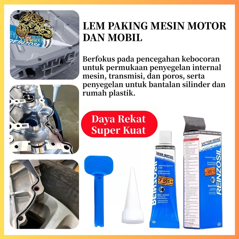 70ml Lem Silinder Head Sealant Gasket / Daya Rekat Super Kuat /High Temp 320° / Lem Sealer Gasket Un