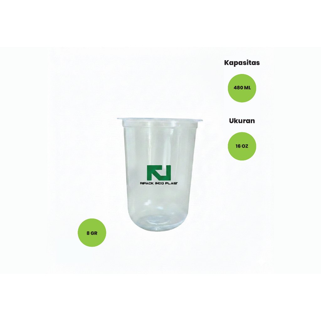 SABLON CUP MURAH 16oz - DATAR & OVAL - MERK STARINDO / POLYCUP