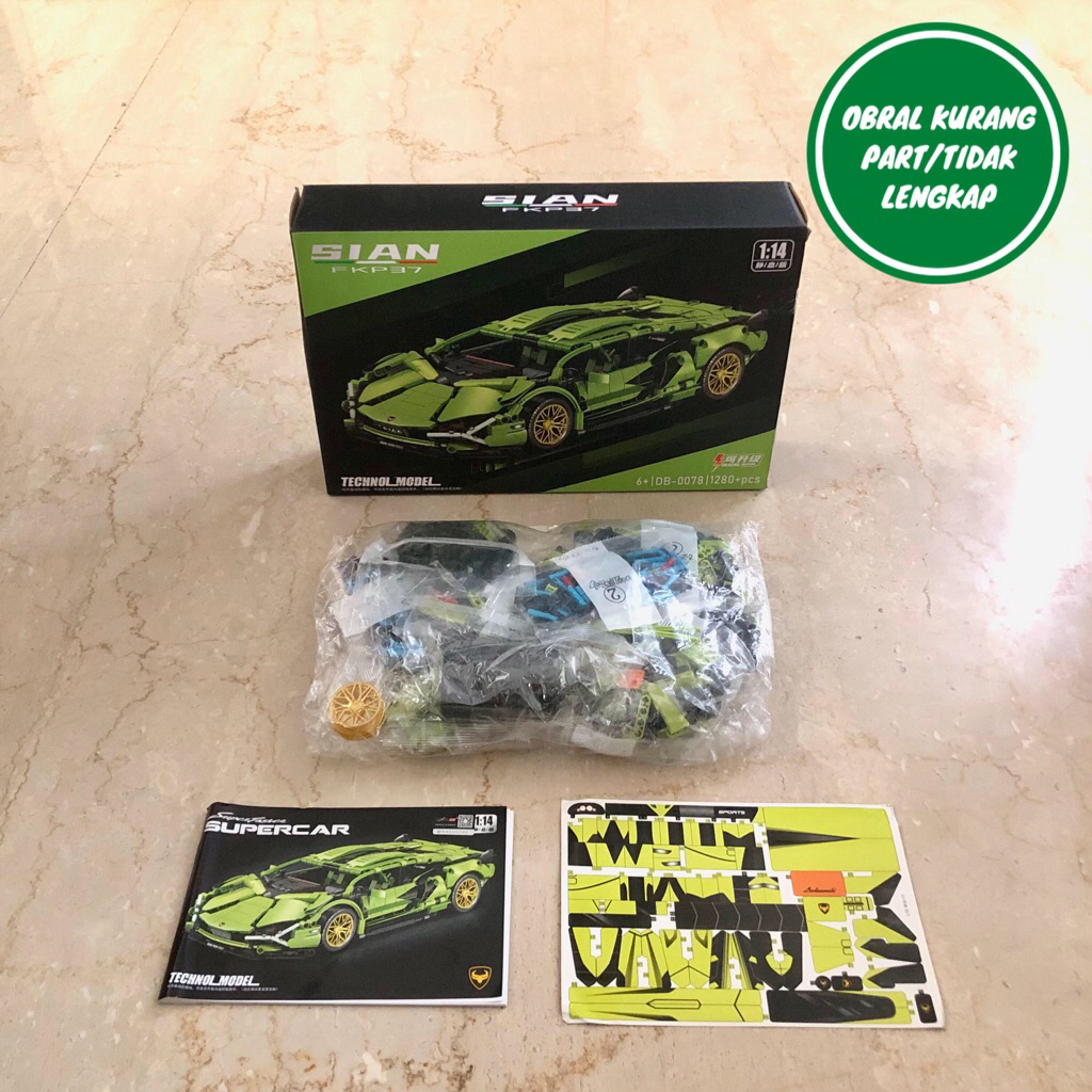 [OBRAL KURANG PART] Mainan Mobil Rakit 1:14 Lego
