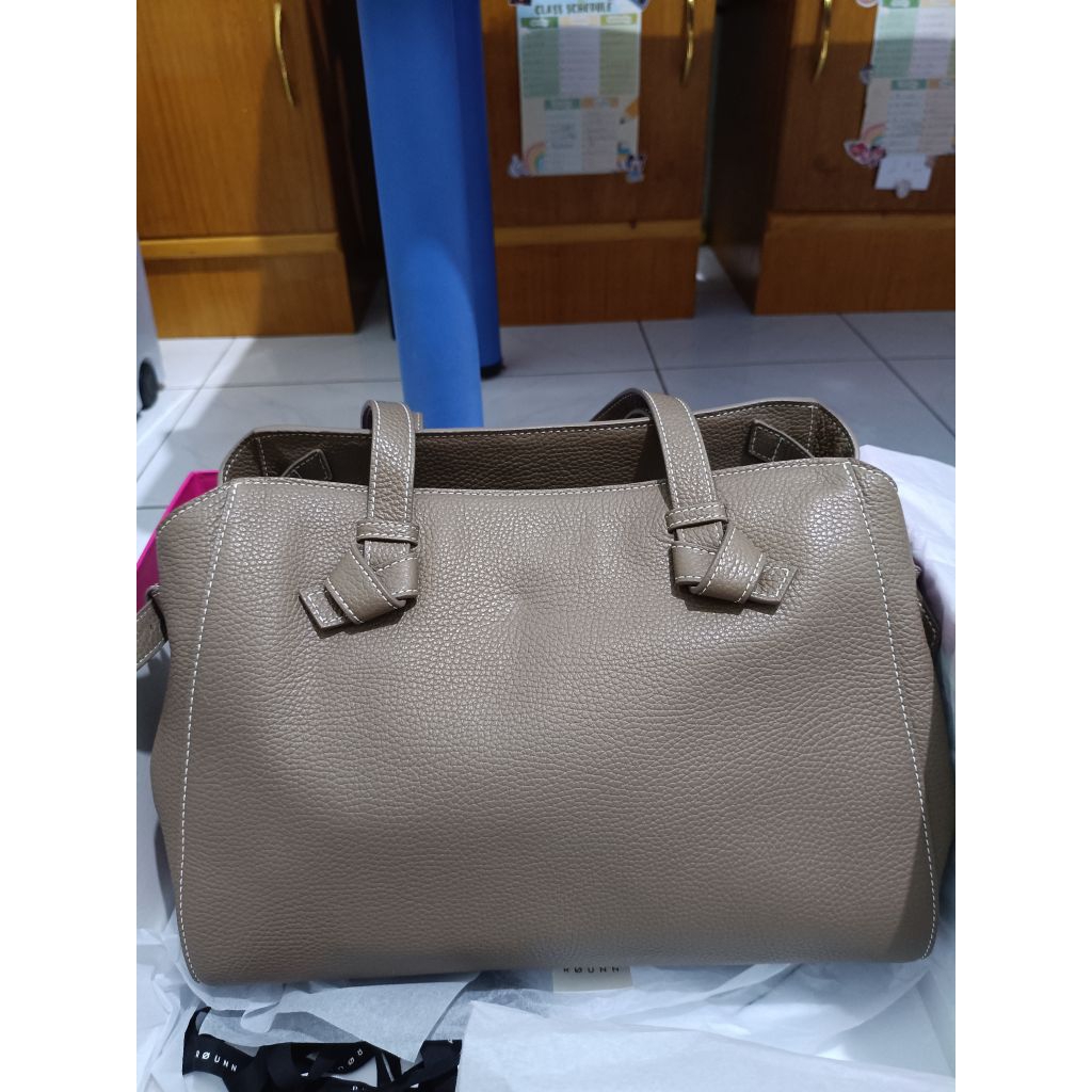 Rounn X Jovi Adhiguna - Knot in the mood small Taupe ( preloved)