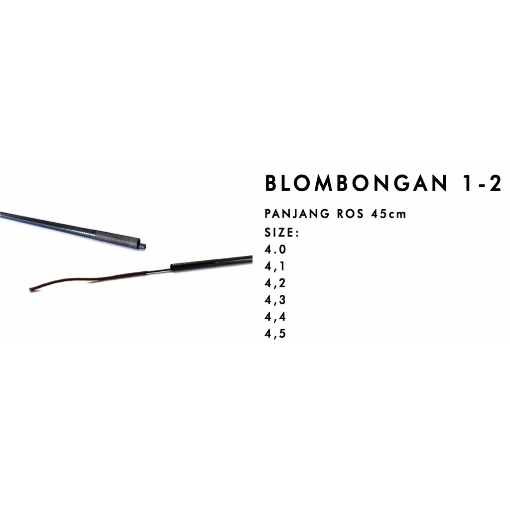 Ruas Ujung Tegek Carbon 1 2 Panjang 45 cm